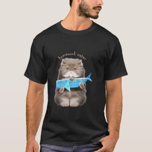 T-shirt Tâches mangées par un chat