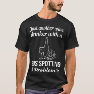 T-shirt Tacheteur de bus amateur de vin