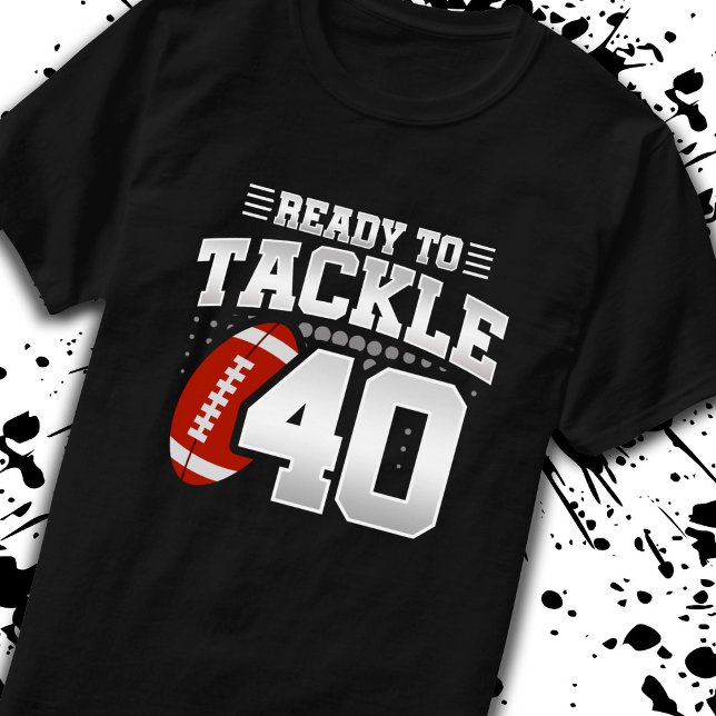 T-shirt Tackle 40e anniversaire 40 ans Couples Anniversair (Créateur téléchargé)