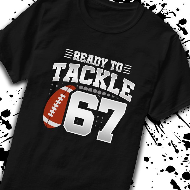 T-shirt Tackle 67e anniversaire 67 ans Couples Anniversair (Créateur téléchargé)
