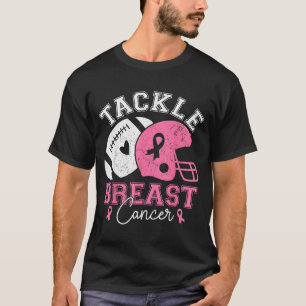 T-shirt Tackle Breast Cancer Awareness Ruban Rose America