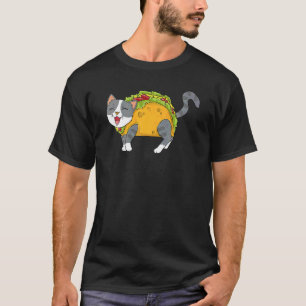 T-shirt Taco Chat Cuisine mexicaine Hommes Femme Enfants J