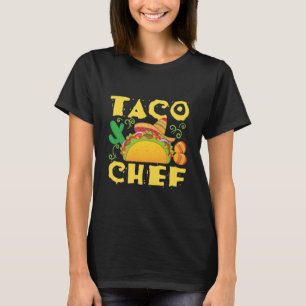 T-shirt Taco Chef Cuisine mexicaine Cuisine mexicaine