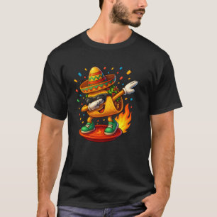 T-shirt Taco Dabbing Cinco de Mayo Drôle de Nourriture Mex