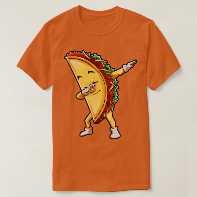 T-shirt Taco Dabbing cuisine mexicaine Amour Mexique Cadea (Design devant)