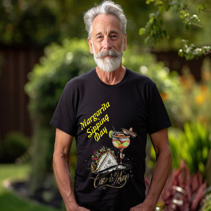 T-shirt Taco et Margarita Mademoiselle a besoin d'une Marg