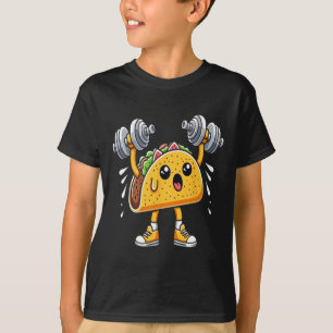 T-shirt Taco Fitness Workout Gym Cinco De Mayo Mexicaine F