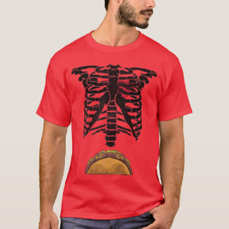 T-shirt Taco Lodies Fodies Skeleton Taco dans Skeleton