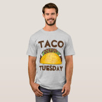 Taco Mardi Drôle Nourriture Mexicaine Tacos T-Shir