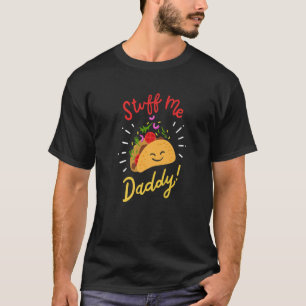 T-shirt Taco Mexicain Nourriture Obsession Je Suis Papa Ad