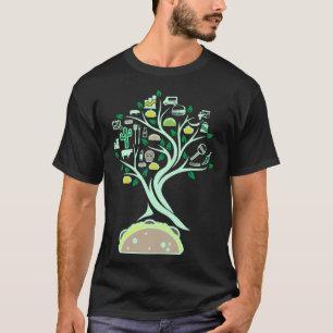 T-shirt Taco Mexicain Tacos Arbre De Vie Yoga Viking Celti