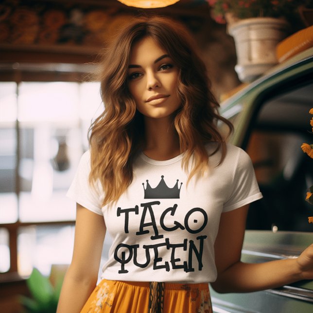T-shirt TACO QUEEN (Créateur téléchargé)