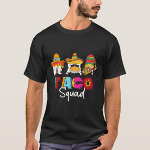 T-shirt Taco Squad Cinco De Mayo Funny Cuisine mexicaine L