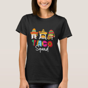 T-shirt Taco Squad Cinco De Mayo Funny Cuisine mexicaine L