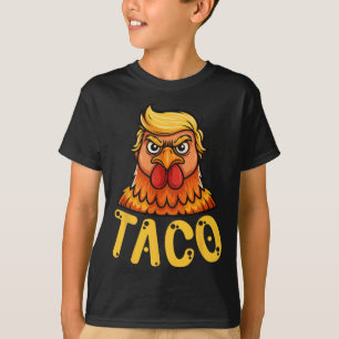 T-shirt Taco Trump mignon toujours poules dehors drôle All