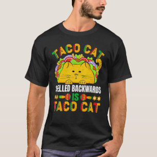 T-shirt Tacocat Écrit À L'envers Est Tacocat Pour Taco Et