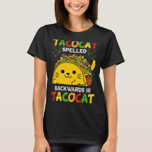 T-shirt Tacocat épelé à l'envers Taco Cinco De Mayo Mexiqu