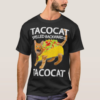 T-shirt Tacocat Funny Chat Taco Lover Tee Kitty Tacos