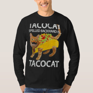 T-shirt Tacocat Funny Chat Taco Tee Kitty Tacos