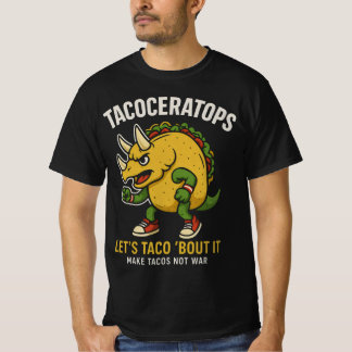 T-shirt Tacoceratops Parlons Taco À Propos De Ça Nourritur