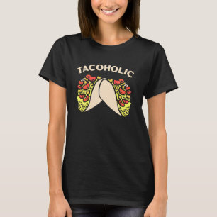 T-shirt Tacohols Viande Vegan Jalapeno Cuisine mexicaine