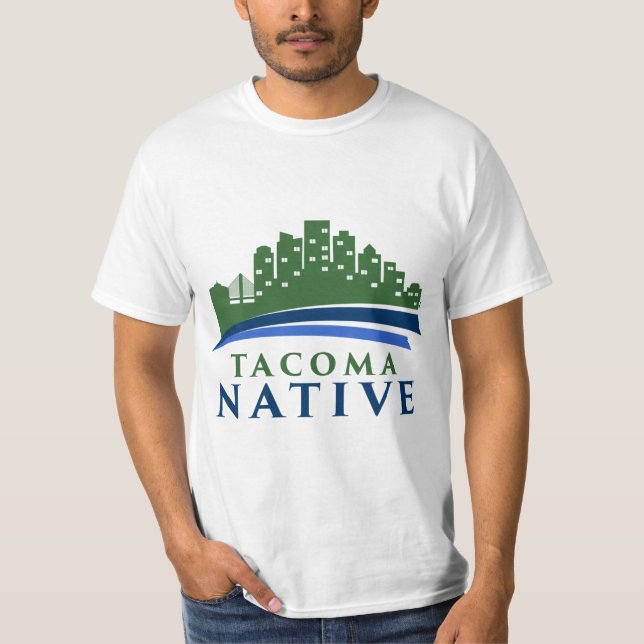 T - Shirt "TACOMA NATIVE GREEN CITY" (Vorderseite)