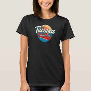 T-shirt Tacoma Washington Summer Wa Tropical Tacoman Beach