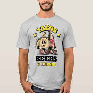 T-shirt Tacos, bières et amis