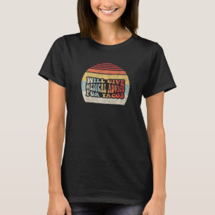 T-shirt Tacos Lover Cadeau Retro Vous Donnera Des Conseils