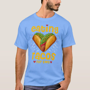 T-shirt tacos pour deux faire-part de grossesse