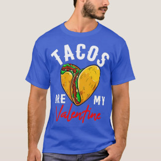 T-shirt Tacos Sont Mes Valentines Jour Enfants Garçons Drô