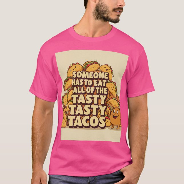 T-shirt Tacos Tasty Tasty (Devant)
