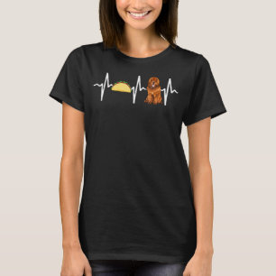 T-shirt Tacos Tibétain Mastiff Heartbeat Chien