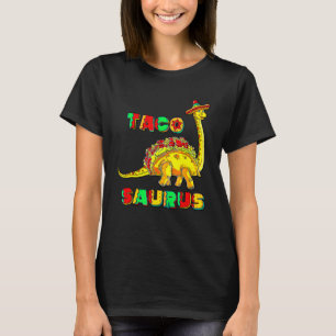 T-shirt Tacosaurus Cinco De Mayo Taco Dinosaur Cadeau