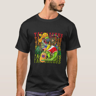 T-shirt Tacosaurus Cinco De Mayo Tee Funny Taco Dinosaur F