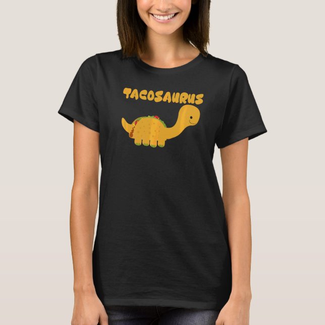 T-shirt Tacosaurus Costume Cool Taco Rex Dinosaur 1 (Devant)