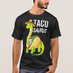 T-shirt Tacosaurus Dinosaur Brachiosaurus Tacos Mexicain P