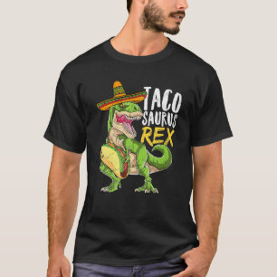 T-shirt Tacosaurus Rex Dinosaur Taco Parti mexicain Cinco 