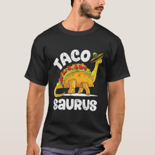 T-shirt Tacosaurus Taco Dinosaur T Rex Funny Cinco De Mayo