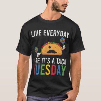 T-shirt Tacouesday Nourriture Meicana Meicoacos ami