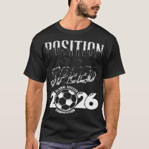 T-Shirt Tactique Position Over Speed Soccer 2026