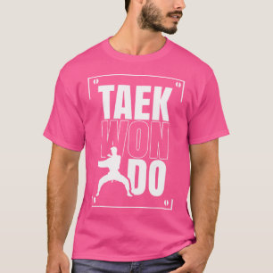 T-shirt Taekwondo Entraînement Arts Martiaux Combat Tae Kw