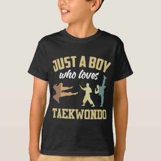 T-shirt Taekwondo Funny Boys Martial Arts Taekwondo