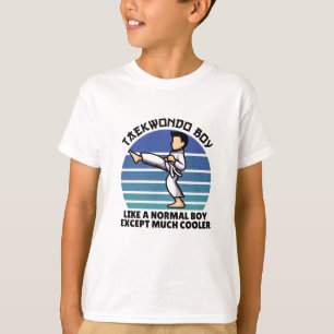 T-shirt taekwondo, garçon sauf beaucoup de glacières