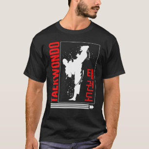 T-shirt Taekwondo Hangul Corée Alphabet Karate Coach Marti