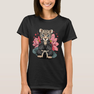 T-shirt Taekwondo Leopard Kickboxing Animall Jiu-Jitsu