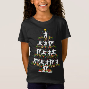 T-Shirt Taekwondo Lover Xmas Éclairage Père Noël Taekwondo