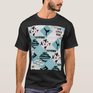 T-shirt TAEKWONDO MOTIF CROSS Perfect Cadeau taekwond