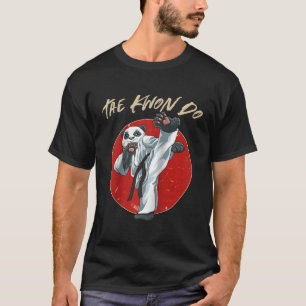 T-shirt Taekwondo Panda Tkd Korean Mial Baseball