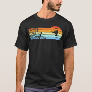 T-shirt Taekwondo Tenets Martial Arts